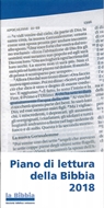 Bild von Piano di lettura della Bibbia 2018