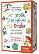 Bild von Der große Wissenstest für Kinder - Was weißt du über die Welt? von Bauer, Antonia 