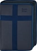 Cover-Bild zu BasisBibel. Die Komfortable. Hülle mit Reißverschluss. Blau